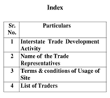 Interstate Trade Development -  Other State Traders list